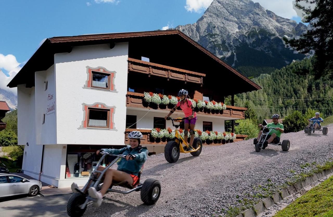Zugspitz-Arena Fewo Haus Schachtkopf Бибервир Экстерьер фото